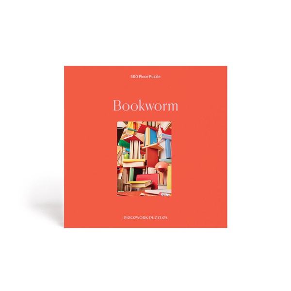 Piecework - Bookworm 500 Piece Puzzle for adults - Soft