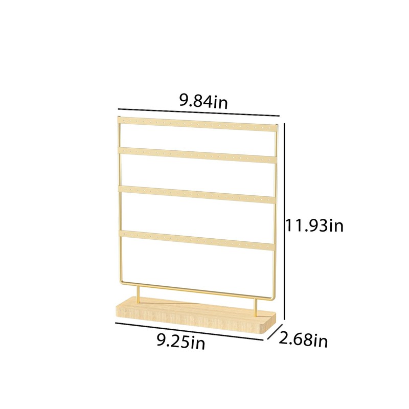 Ausalivan Earring Holder Organizer,Pierced Large Earrings Display Stand For Selling,Small