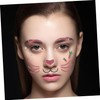 Baluue Easter Bunny Face Stickers for Festivals Cute Face Art