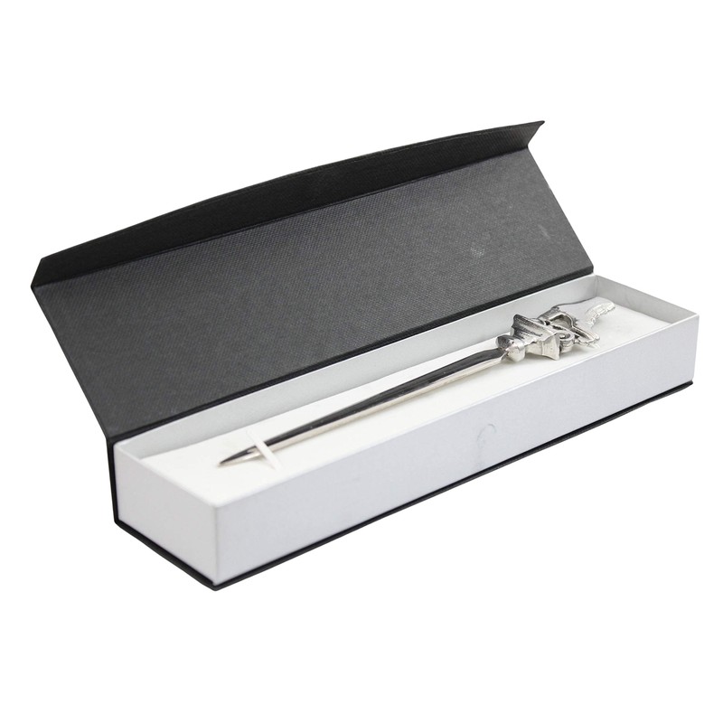 Cavagnini, Elegant Stainless Steel Pewter Letter Opener with Gift Box