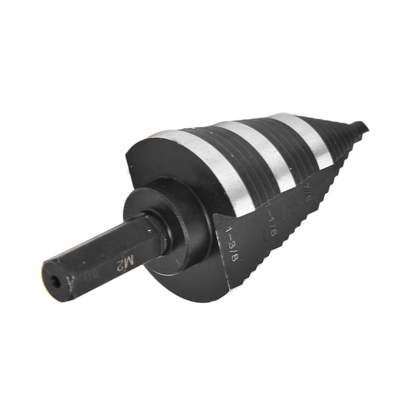 3/16 to 1‑3/8in Step Drill M2 High Speed Steel Nitrided