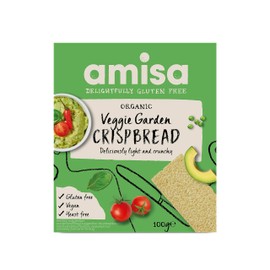 Amisa Organic Crispbread Veggie Garden Gluten Free, 100g