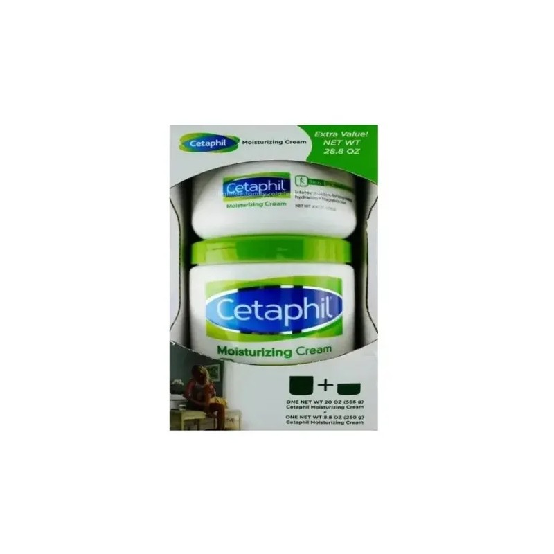 Cetaphil, Paquete Crema Humectante 566g + 250g (piel Seca)