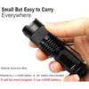 Red Light LED Torch 1 Pack, Zoomable, Waterproof, 3 Light