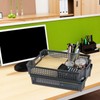 Leendines 6 Packs Stackable Organizer Storage Basket Trays, Plastic Office