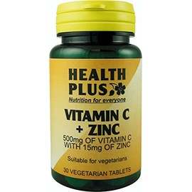 Health Plus Vitamin C + Zinc : Antioxidant supplement : 30 tablets