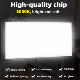 WYZM 4 Pack LED Panel Light 2x4, 2x4 FT LED Panel Lights 75 Watts (250W Equivalent.)