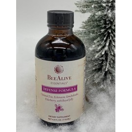 BeeAlive Defense Formula with Chelated Zinc, Echinacea, Umckaobo, Elderberry, and Royal Jelly