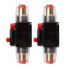12‑24V Inline Circuit Breaker with Manual Reset Fuse Holder Battery