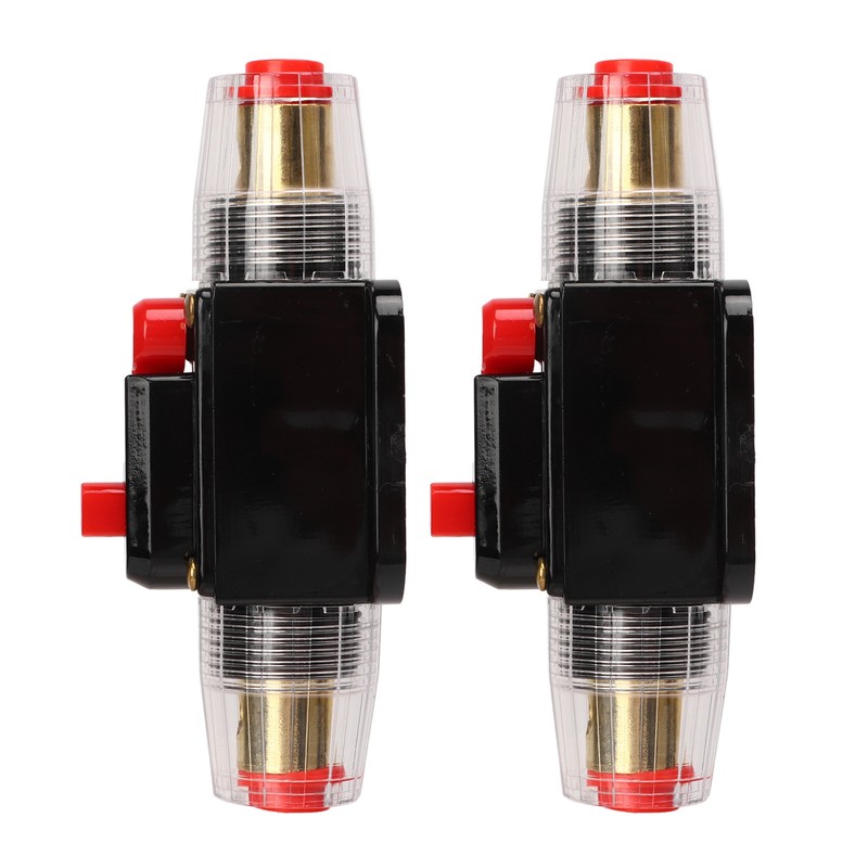 12‑24V Inline Circuit Breaker with Manual Reset Fuse Holder Battery