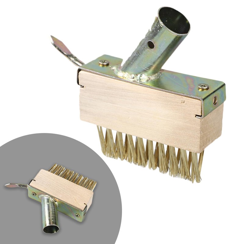 RmKbe 2pcs Weeding Wire Brush Tools Joint Cleaning Steel Brush