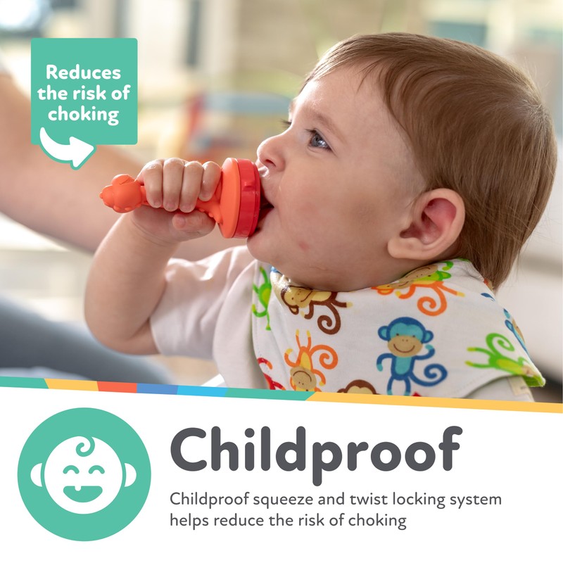 Nuby Nuby Silicone Nibbler Feeder for Kids - Soft Baby