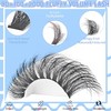 Fluffy Lash Clusters 80D+100D+200D Thick Cluster Eyelash Extensions 12-20MM Wispy
