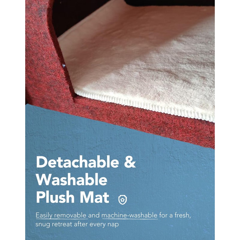 Lukamoo® Cute Cat House (Vanilla Mocha, Large)