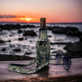 Lit Handlers Neoprene Glasses Strap for Men & Women - Secure Sunglasses & Eyeglasses Holder for Costa Sports, Fishing, Hiking and Outdoor Activities, Old School Camo