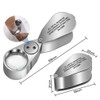 MAGDEPO Jewelry Loupe 40x Magnification for Jewelry Appraisal