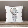 Autiga Cushion Cover Dream Catcher Follow Your Dreams Saying Flowers