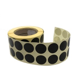 HEADSHOT White 20mm Round Glue Patches Composed of Rolls of 2000 Labels Adult Unisex Large