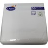 Duni Napkins 3-Ply Tissue Plain White 33 x 33 cm