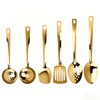 Rzspher Cooking Utensils Set, 6 pcs Kitchen Utensils Set (Golden)