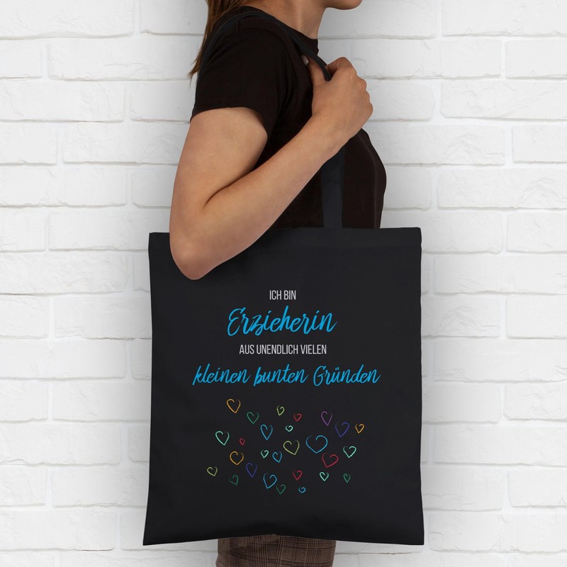 Shirtracer - Cotton Bag - Teacher for Many Small Reasons,