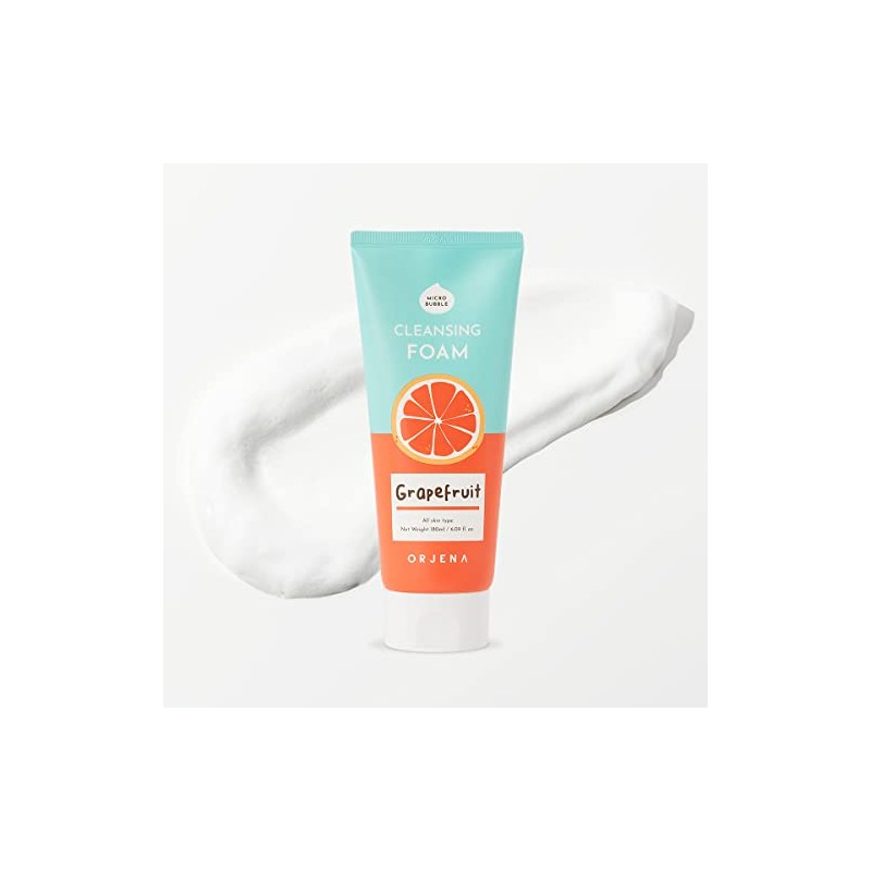 ORJENA Smile Day Cleansing Foam Grapefruit 180ml – Espuma Facial