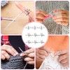 9Pcs Crochet Rings for Tension Crochet Tension Ring for Finger