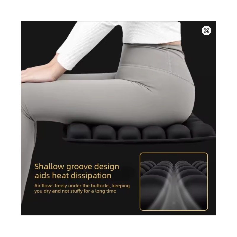 Inflatable Seat Cushion for Office Chairs & Wheelchairs – 3D