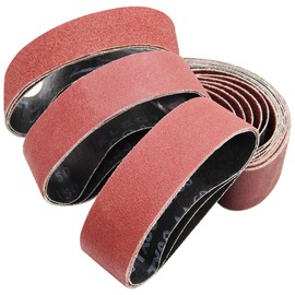 SenmaiTools Sanding Belts 40 x 303 mm, (Grit 40 60 80 120 150 240) Professional Sanding Belts Sanding Belts for Belt Sanders Sanding Belt 303 x 40 mm for Hardware Wood Metal (Pack of 18)