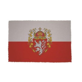 U24 Brillenputztuch Böhmen Königreich Fahne Flagge Glasreinigungstuch Microfasertuch