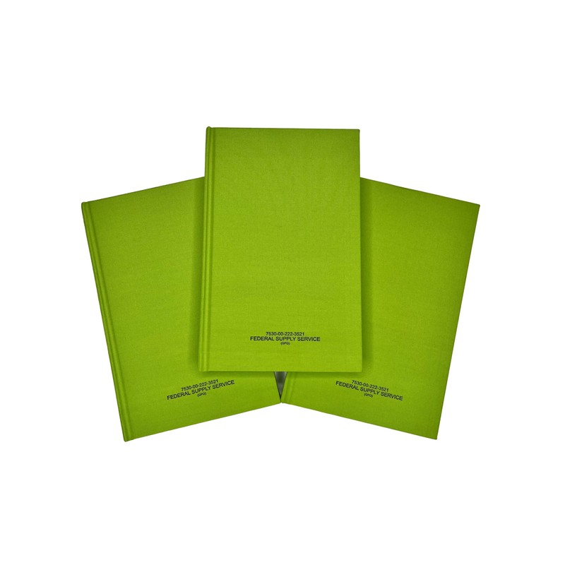 Leaders Notebook Military Green Book 192 Pages, 5.25” x 8”