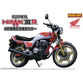 1/12 naked bike No.67 Honda Super Hawk IIIR 8 resistance victory Anniversary Limited color (1981)