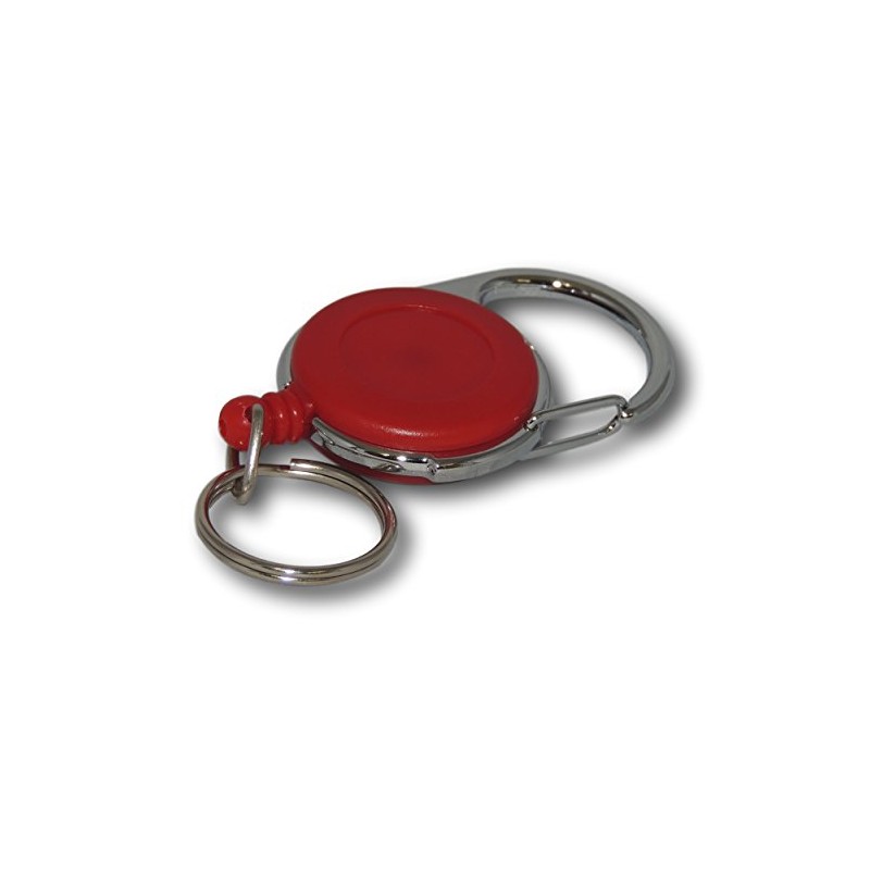 EPOSGEAR Retractable Reel Recoil Pull Key Ring Chain Cord Clip