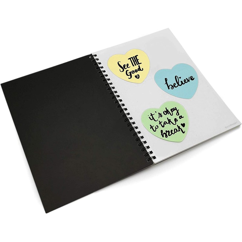 GUMTAPE Heart Shape Sticky Notes 76 mm x 76mm, 6