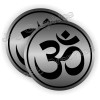 Unbranded/Generic (2) Ohm Om Hard Hat Stickers | Helmet Decals Sanskrit Mantra Brahma Symbols