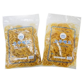 Wangja Rubber World Rubber Bands 420G TJ/Yellow Rubber Bands/Medium 2ea