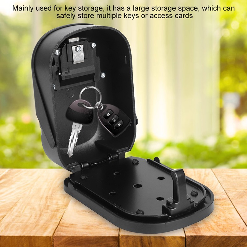 Professional Aluminum Alloy Key Lock Box Wall Mounted Outdoor Key