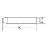 Polar Locket Door per 90 mm Chrome RB – 1