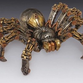 Unbranded Steampunk Spider  hand crafted Fantasy resin Figurine