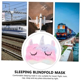 Ipetboom 6Pcs Unicorn Eye Mask Portable Travel Sleep Masks Comfortable Eye Covers for Sleeping Family Friends Lightweight Soft Material for Restful Sleep