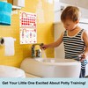 Rainbow Garden Potty Trainning Sticker Chart for Toddlers Boys Girls,