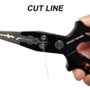 Fishing Pliers Saltwater Resistant Fishing Gear, Tungsten Carbide Cutters, Split
