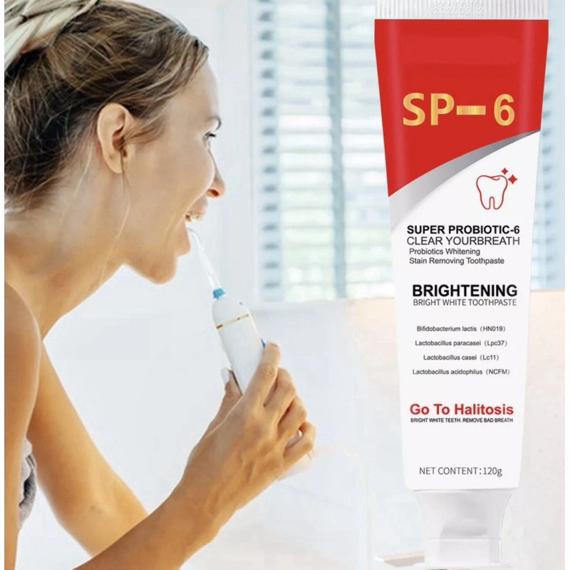 MS DRWIKEY Probiotics Bright White Toothpaste,Fre