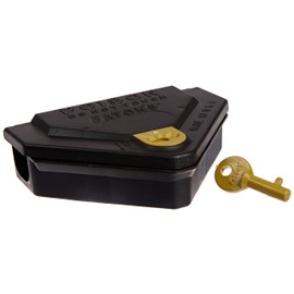 JT Eaton Mouse Tamper-Resistant Mini Bait Station with Solid Lid, Indoor & Outdoor, Case of 12