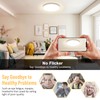 SunRider LED Flush Mount Ceiling Light Fixture, 4000K Neutral White,