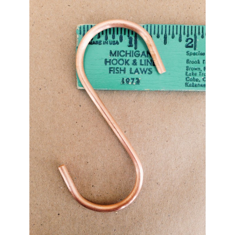 Br BRILLANTE Copper S Hooks Made from Heavy Duty Solid