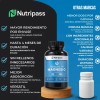 Citrato De Magnesio 120 Cápsulas Nutripass 500mg Alta Pureza Sin