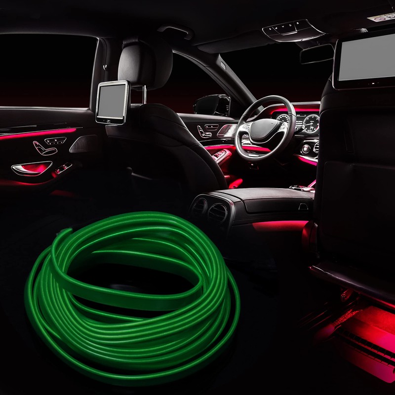 X AUTOHAUX 5 Meter/16ft Interior USB Neon EL Wire String