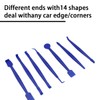 JNNJ Auto Wrap Edge Trim Squeegee, 7 Pieces Squeegee Tool