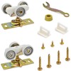 Pocket Door Rollers Replacement with 1" O.D. Wheels, Compatible with